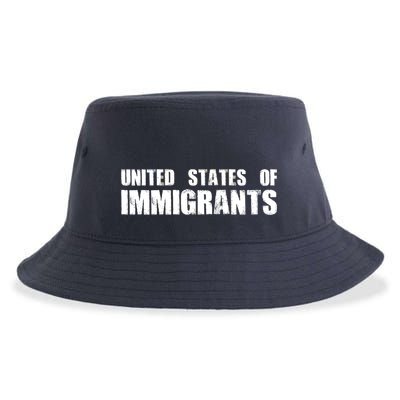 United States of Immigrants American Citizen Sustainable Bucket Hat