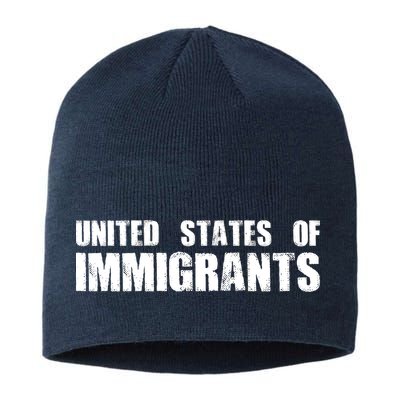 United States of Immigrants American Citizen Sustainable Beanie