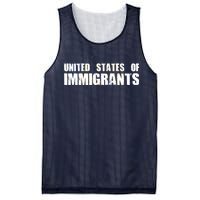 United States of Immigrants American Citizen Mesh Reversible Basketball Jersey Tank