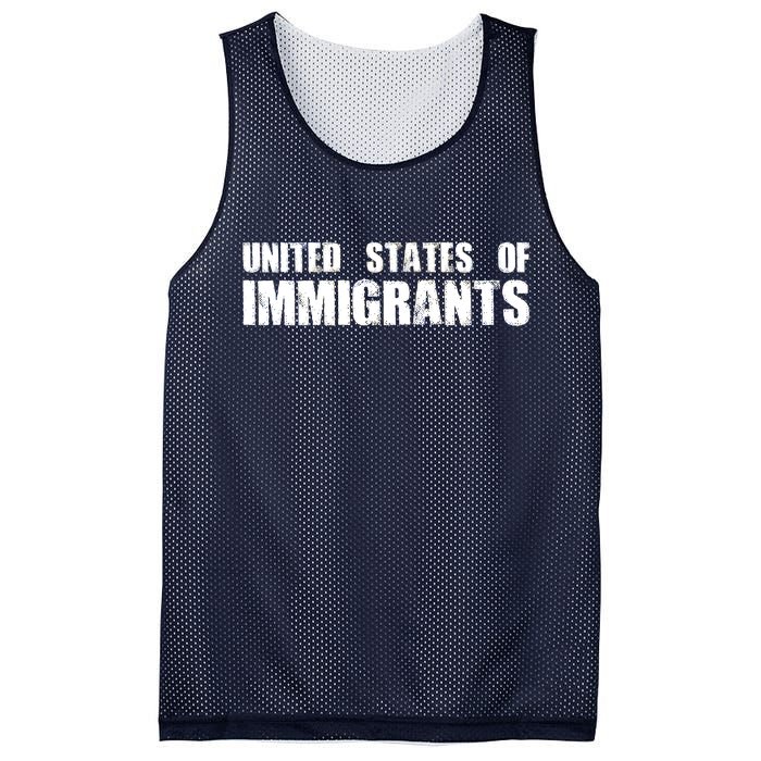 United States of Immigrants American Citizen Mesh Reversible Basketball Jersey Tank