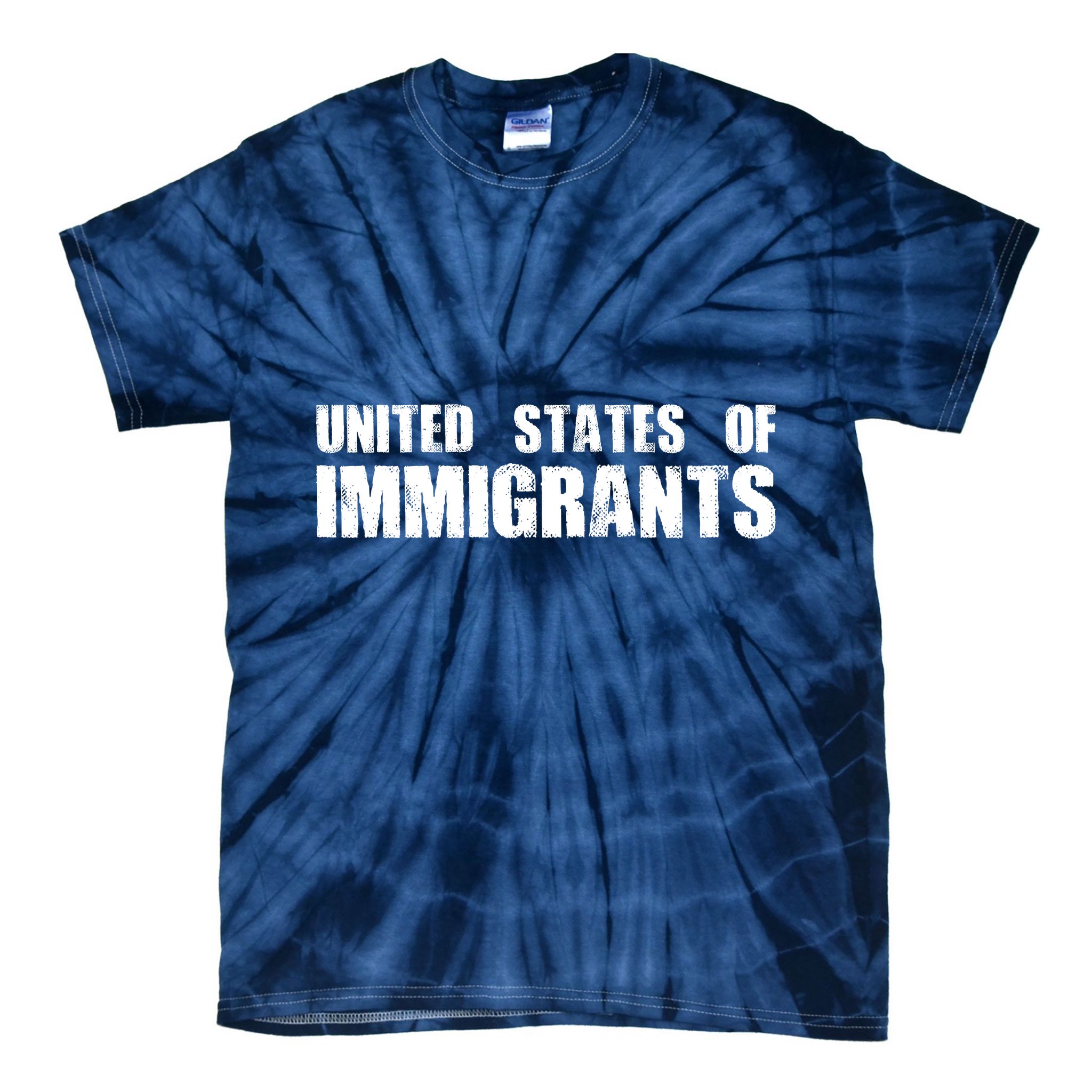 United States of Immigrants American Citizen Tie-Dye T-Shirt