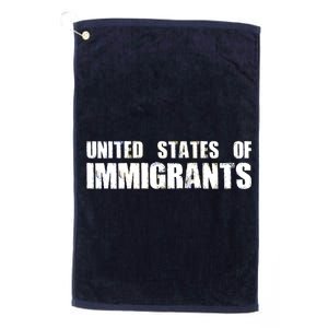 United States of Immigrants American Citizen Platinum Collection Golf Towel