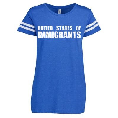 United States of Immigrants American Citizen Enza Ladies Jersey Football T-Shirt