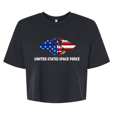 United States Space Force Bella+Canvas Jersey Crop Tee