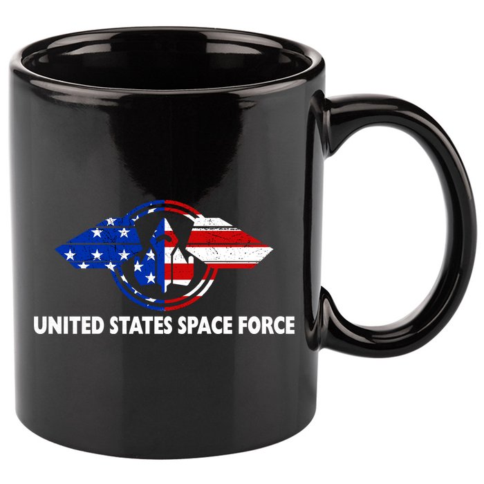 United States Space Force 11oz C Handle Ceramic Mug
