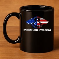 United States Space Force 11oz C Handle Ceramic Mug