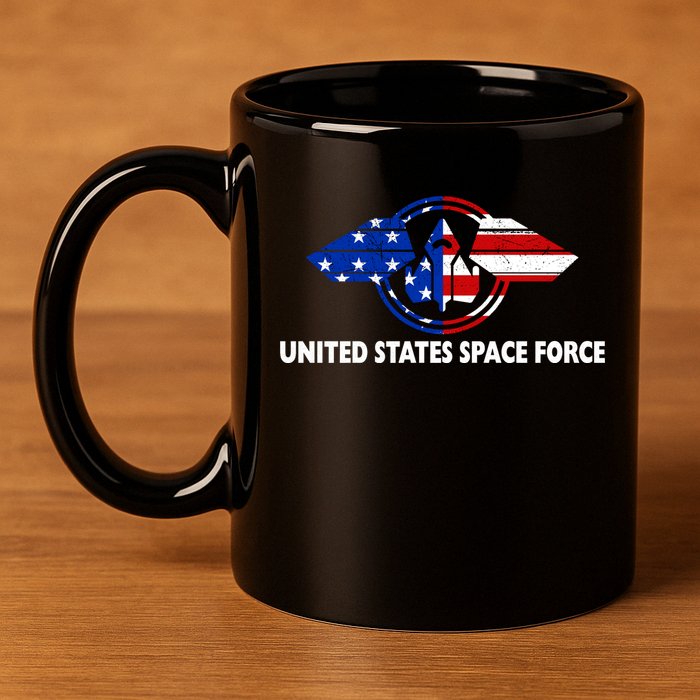 United States Space Force 11oz C Handle Ceramic Mug