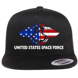 United States Space Force Flat Bill Trucker Hat