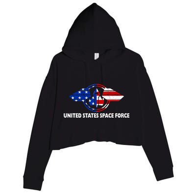 United States Space Force Crop Fleece Hoodie