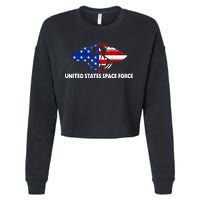 United States Space Force Cropped Pullover Crew