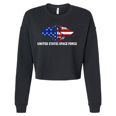 United States Space Force Cropped Pullover Crew