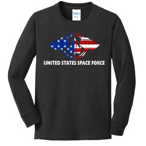 United States Space Force Kids Long Sleeve Shirt