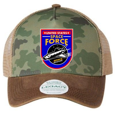 United States Space Force Adventure USSF Legacy Tie Dye Trucker Hat