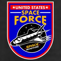 United States Space Force Adventure USSF Adult Drive Performance Visor