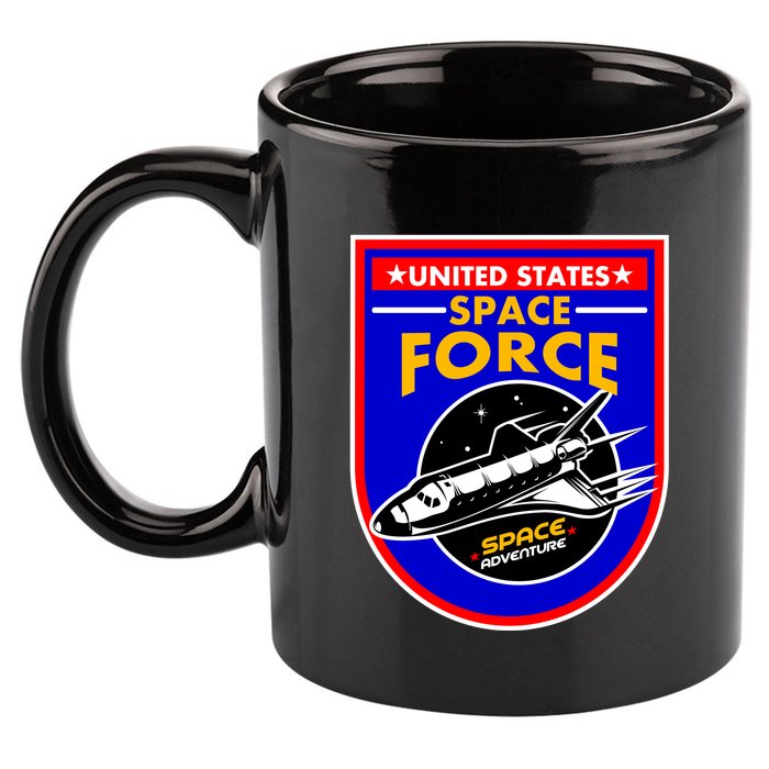 United States Space Force Adventure USSF 11oz C Handle Ceramic Mug