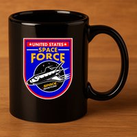 United States Space Force Adventure USSF 11oz C Handle Ceramic Mug