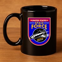 United States Space Force Adventure USSF 11oz C Handle Ceramic Mug