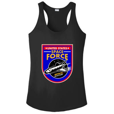 United States Space Force Adventure USSF Ladies PosiCharge Competitor Racerback Tank