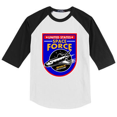 United States Space Force Adventure USSF Kids Colorblock Raglan Jersey