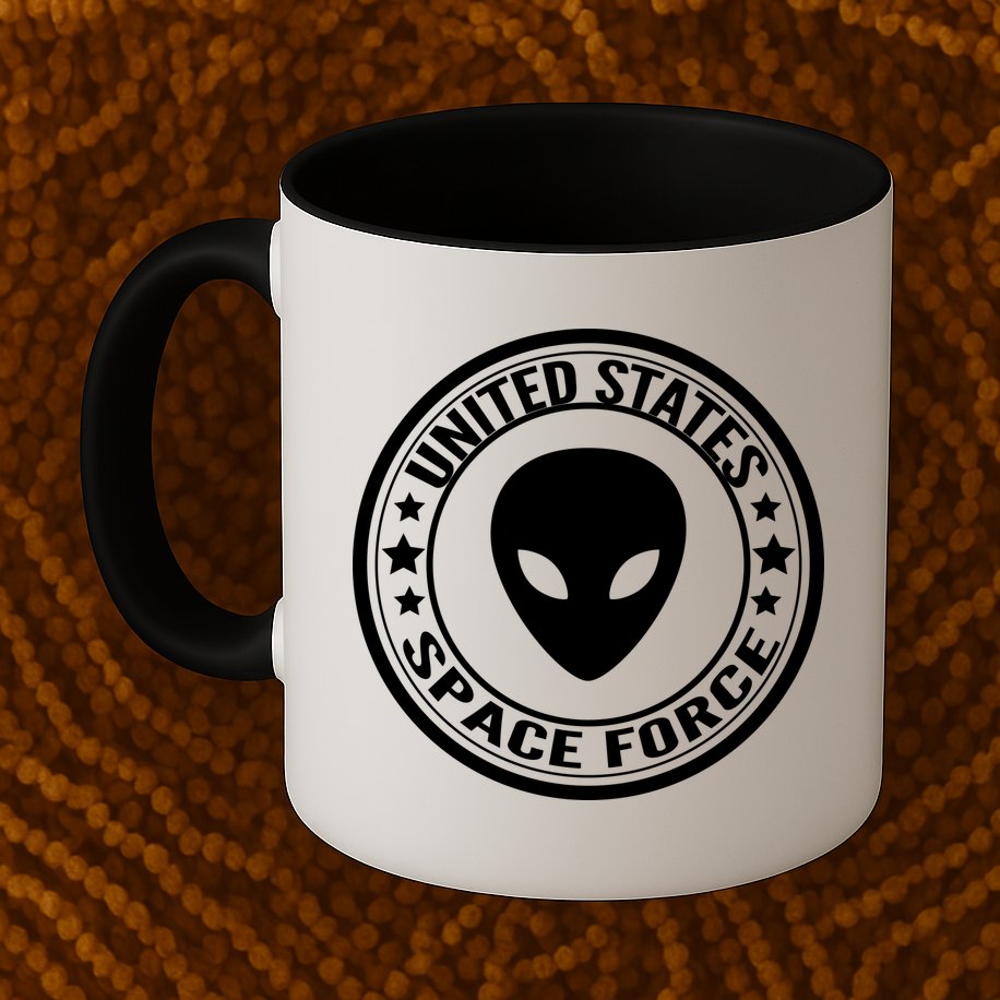 United States Space Force Alien Mug