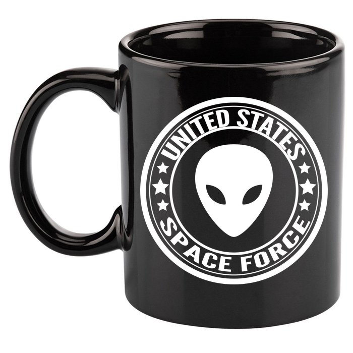 United States Space Force Alien 11oz C Handle Ceramic Mug