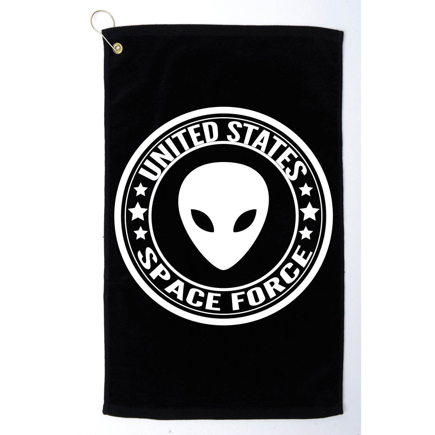 United States Space Force Alien Golf Towel
