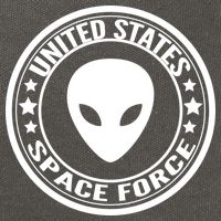 United States Space Force Alien Cotton Canvas Backpack