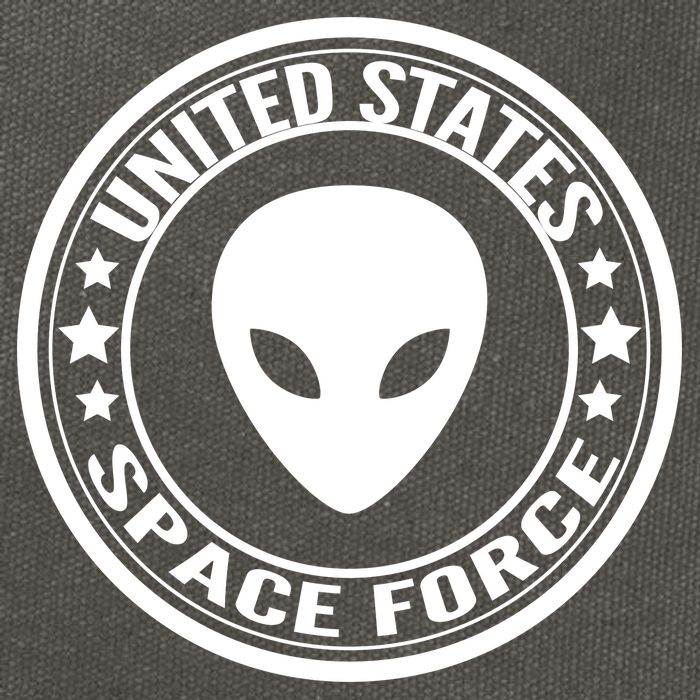 United States Space Force Alien Cotton Canvas Backpack