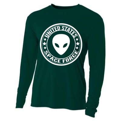 United States Space Force Alien Cooling Performance Long Sleeve Crew