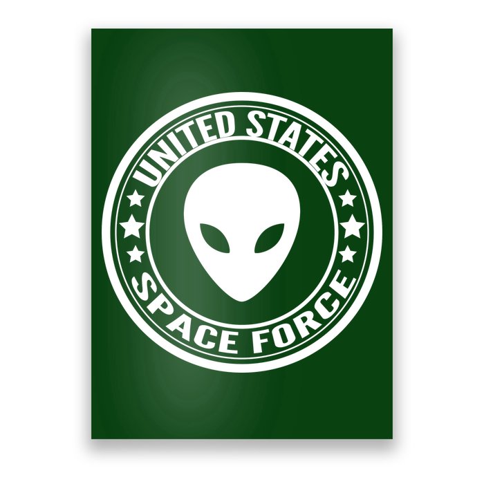 United States Space Force Alien Poster