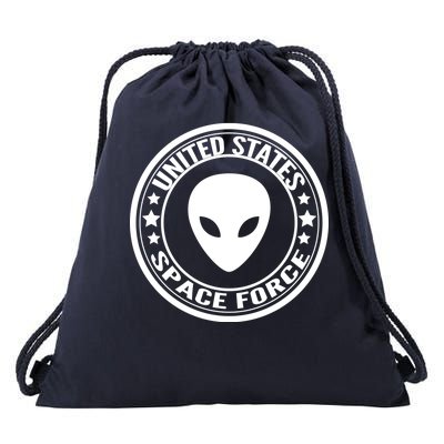 United States Space Force Alien Drawstring Bag