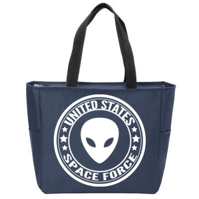 United States Space Force Alien Zip Tote Bag