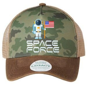 United States Space Force Astronaut Flag Legacy Tie Dye Trucker Hat