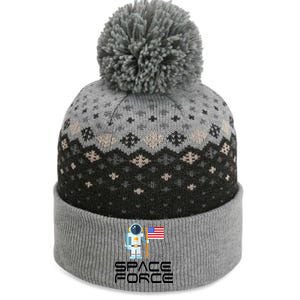 United States Space Force Astronaut Flag The Baniff Cuffed Pom Beanie