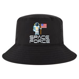 United States Space Force Astronaut Flag Cool Comfort Performance Bucket Hat