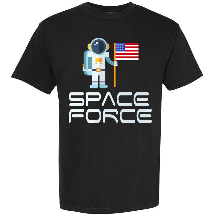 United States Space Force Astronaut Flag Garment-Dyed Heavyweight T-Shirt