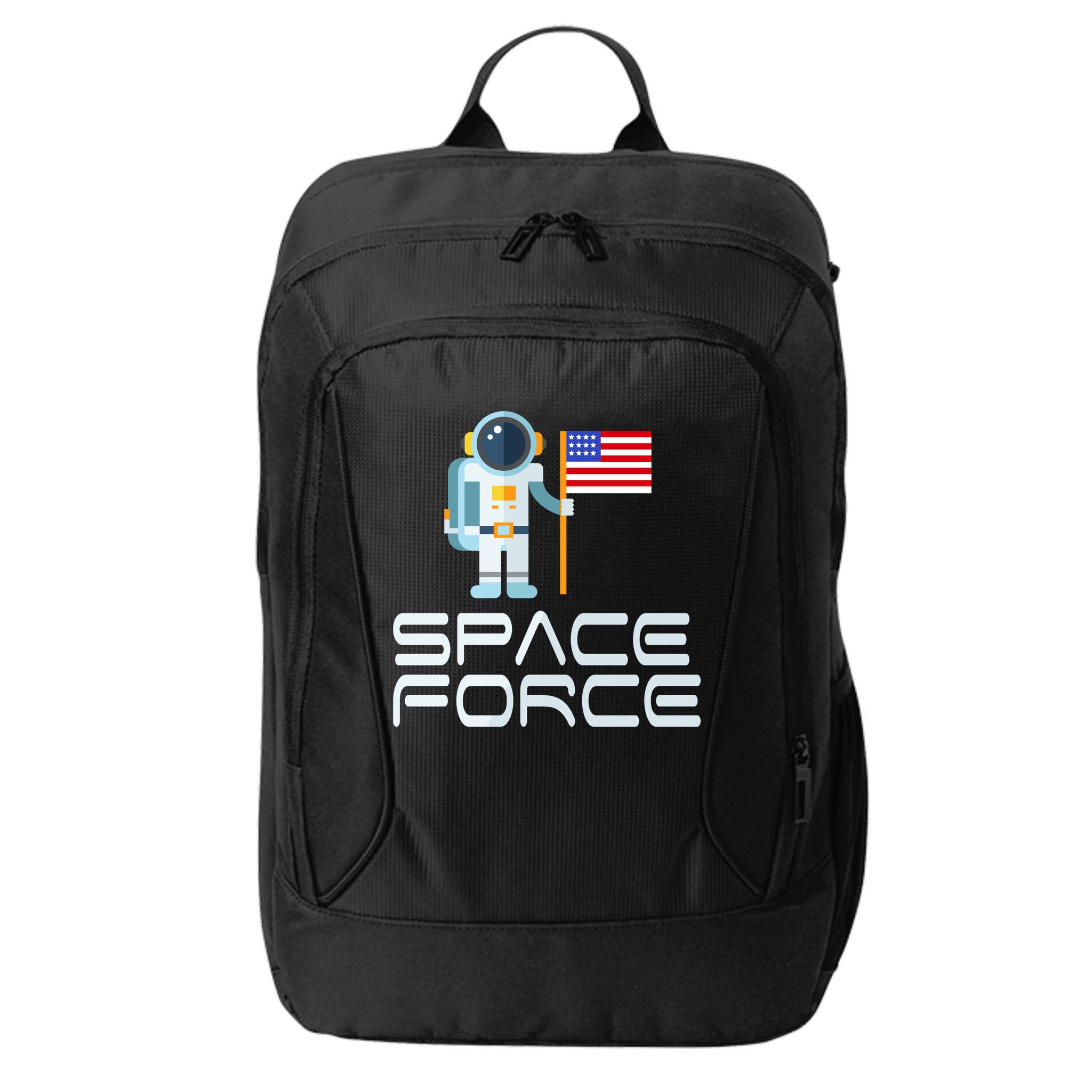United States Space Force Astronaut Flag City Backpack
