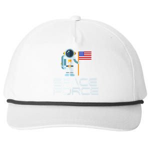 United States Space Force Astronaut Flag Snapback Five-Panel Rope Hat