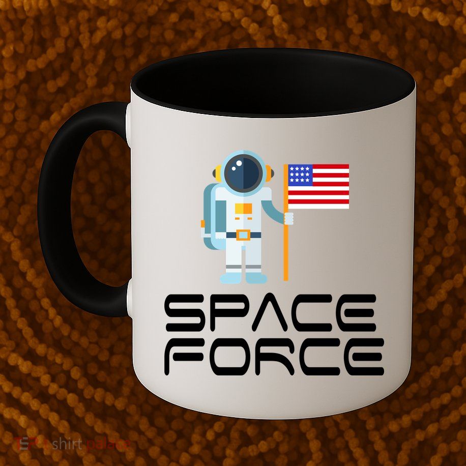 United States Space Force Astronaut Flag Mug