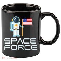 United States Space Force Astronaut Flag 11oz C Handle Ceramic Mug