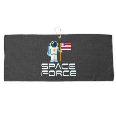 United States Space Force Astronaut Flag Large Microfiber Waffle Golf Towel