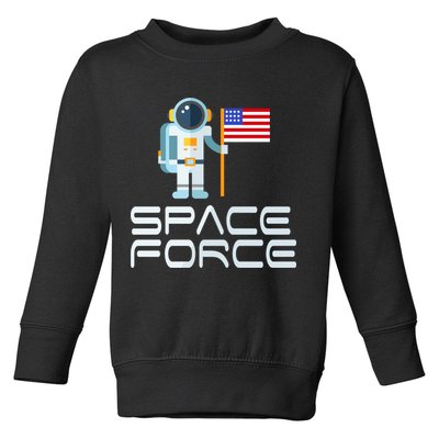 United States Space Force Astronaut Flag Toddler Sweatshirt