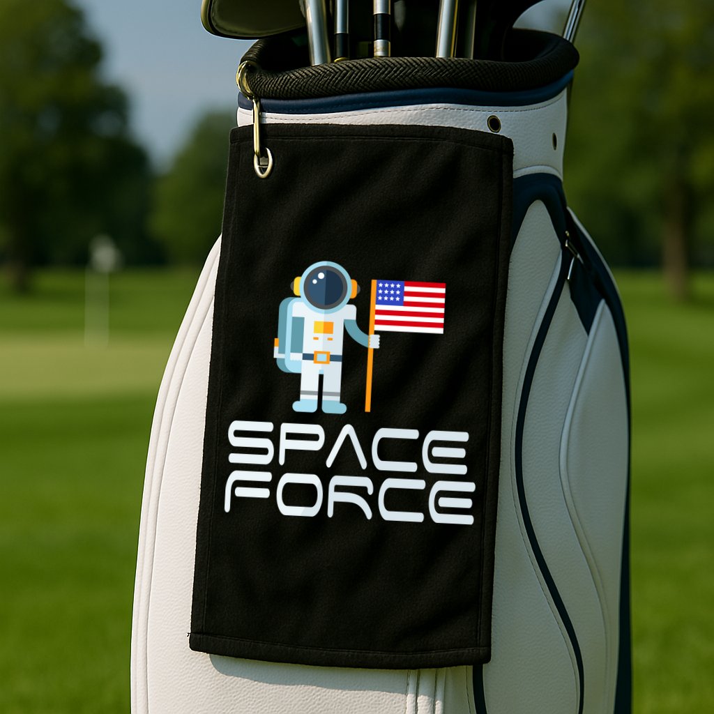 United States Space Force Astronaut Flag Golf Towel