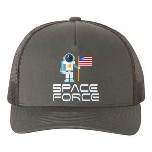 United States Space Force Astronaut Flag Yupoong Adult 5-Panel Trucker Hat