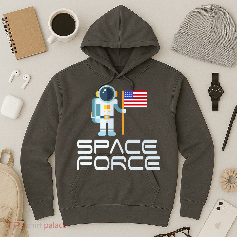 United States Space Force Astronaut Flag Hoodie