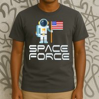 United States Space Force Astronaut Flag T-Shirt