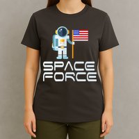 United States Space Force Astronaut Flag T-Shirt