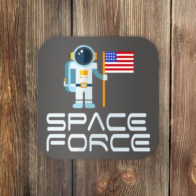 United States Space Force Astronaut Flag Coaster