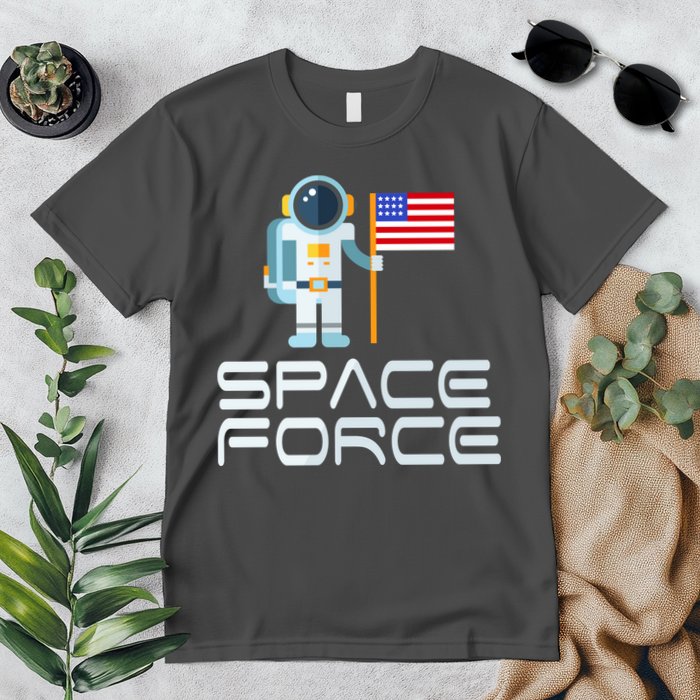 United States Space Force Astronaut Flag Premium T-Shirt