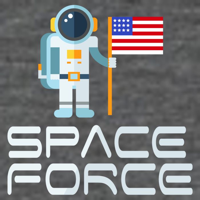 United States Space Force Astronaut Flag Premium T-Shirt